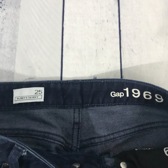 GAP 1969 Always Skinny Cheetah Print Jeans Size 25 - Picture 7 of 8